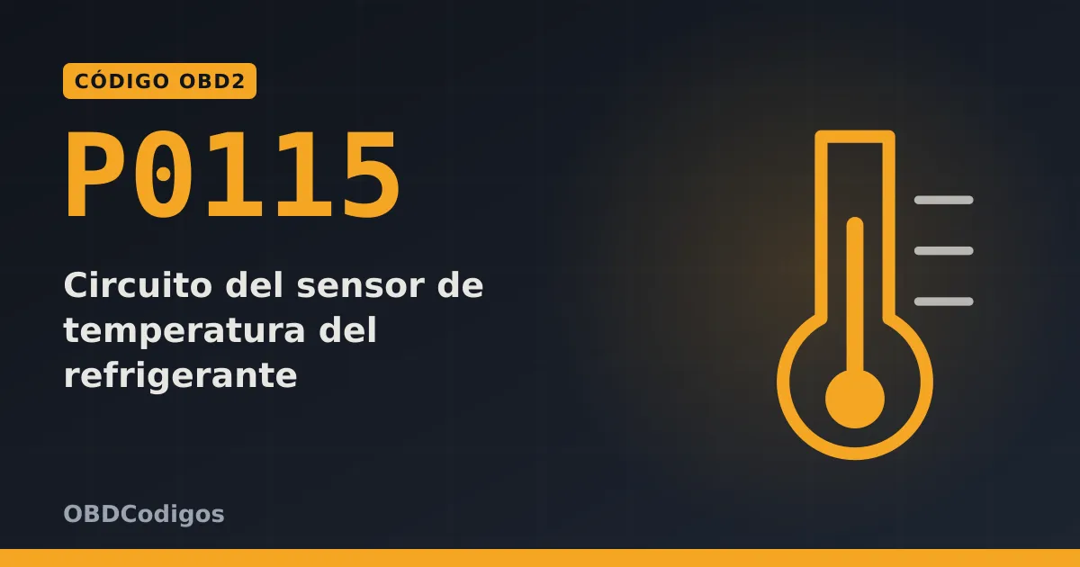 Imagen ilustrativa: Circuito del sensor de temperatura del refrigerante