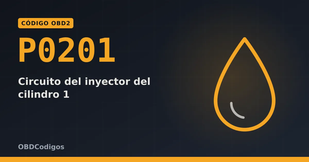 Imagen ilustrativa: Circuito del inyector del cilindro 1