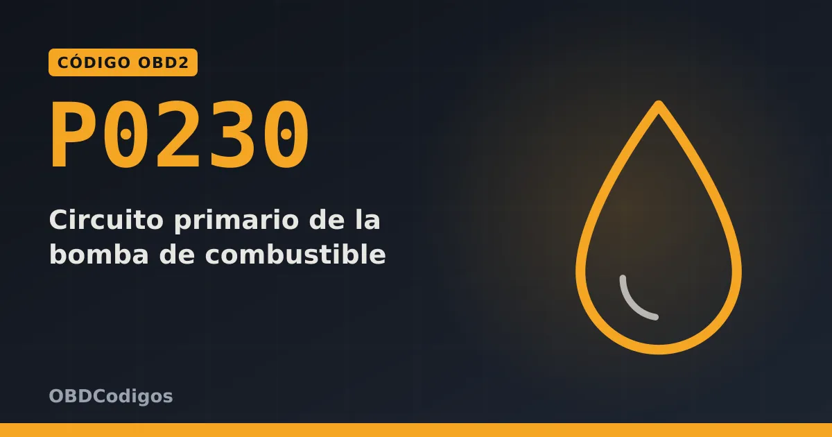 Imagen ilustrativa: Circuito primario de la bomba de combustible