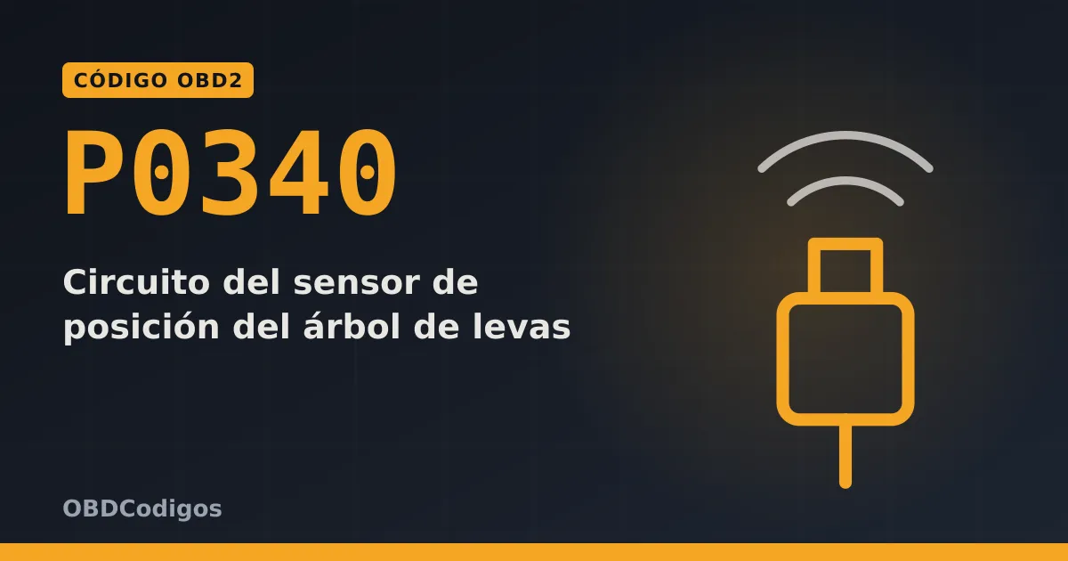 Imagen ilustrativa: Circuito del sensor de posición del árbol de levas