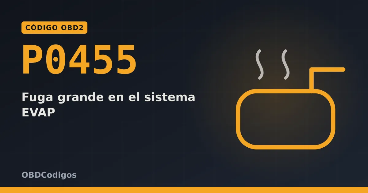 Imagen ilustrativa: Fuga grande en el sistema EVAP