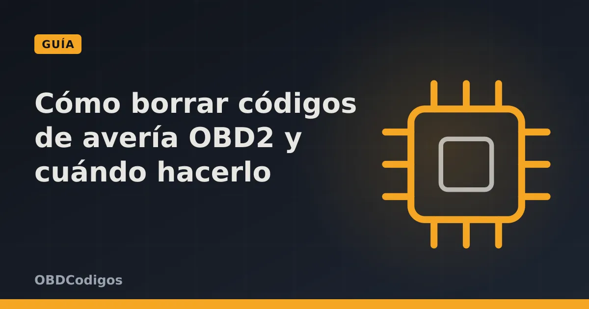 Imagen ilustrativa: Cómo borrar códigos de avería OBD2 y cuándo hacerlo