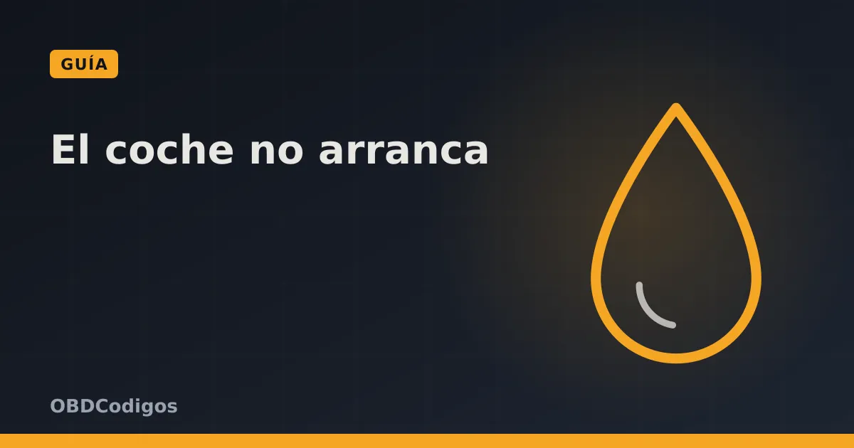 Imagen ilustrativa: El coche no arranca: qué revisar paso a paso
