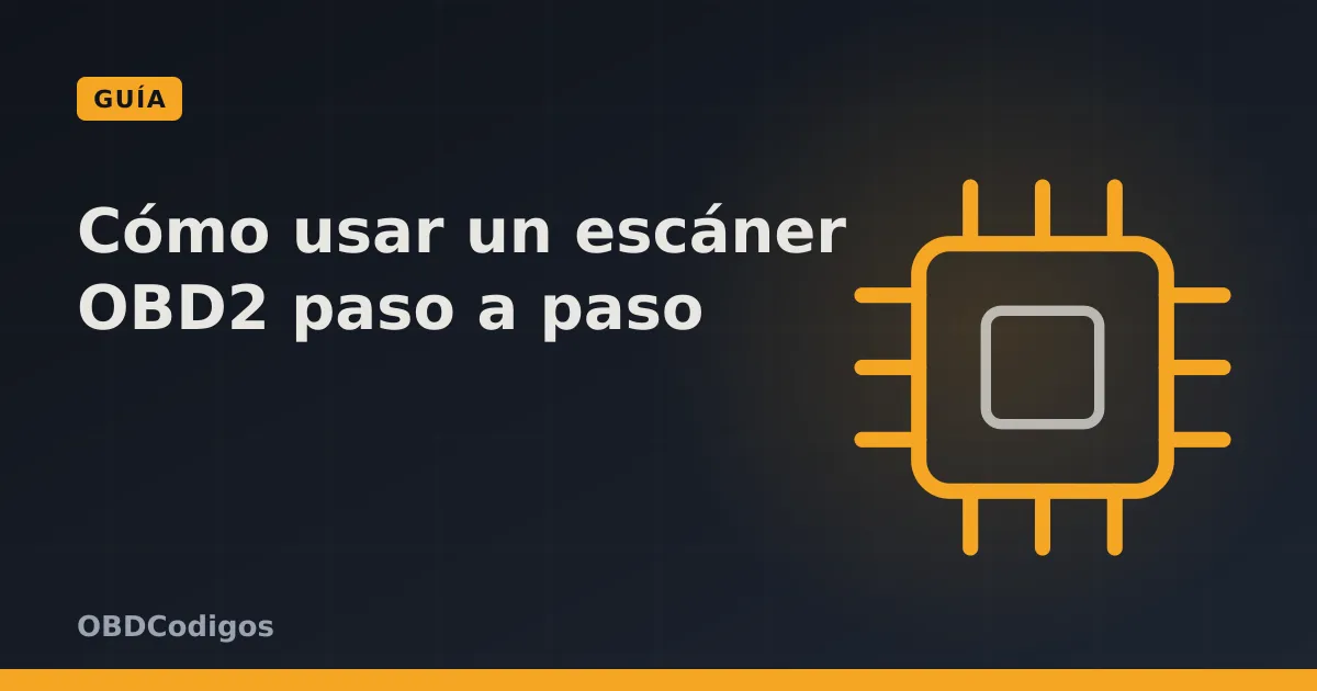 Imagen ilustrativa: Cómo usar un escáner OBD2 paso a paso